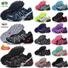 2023 Outdoor mens Chaussures de course speed cross 3 SpeedCross runner Triple Black Pink Trainers Hommes Sports Sneakers