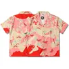 Camisas casuais masculinas Casal de verão Caso de casal Vintage Casual Man Hawaiian Beach Camise