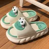 Slippers Cute Cartoon Bunny Cotton Linen Slippers Women Summer Breathable Platform Slides Floor Mute Slippers Kawaii Flip Flops 230224