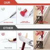 Markers Promotion Solid Carpenter Pencils 3PCS Set Long Nosed Deep Hole Pencil Marker With Built In Sharpener 230224