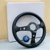 JDM Vertex Style 13inch Leather Embroidery Drift Rally Sport Steering Wheel