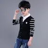 Clothing Sets cotton Boys T Shirt Toddler Infant Kids Baby Striped Long Sleeve Tops T shirt Roupa Menino Back to School Outfits 12 230224