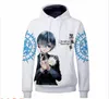 Men's Hoodies Anime Black Butler Boys Girls Set Head Casual Coat Cosplay Costume