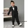 Clothing Sets Wedding Tuxedo Boys White Formal Suit 2 Piece Party Dresses Kids Blazer Set Fashion Jacket Pants Set W0224