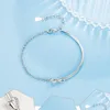 Bracelets porte-bonheur Elgant personnalité nœud papillon pour les femmes mode saint valentin cadeau demi-rond connecter cubique Zircon bracelets bijoux