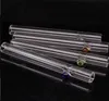 Colorful One Hitter support Great Pyrex Smoking Pipes Glass Oil Burner Clear Tube Pipe Nail Pipe Wholesaler