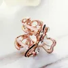 Hair Clips & Barrettes SHUANGR Fashion Accessories Girl Claw Hairpins Crystal Hair-Accessories Women Leaf Butterfly Heart-Shape Crab