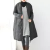 Women's Trench Coats Clearance -2023 Female Winter Thick White Duck Down A-type Long Paragraph Outerwear Thin Ladies Literary Simple Coat