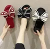 The latest women shoes small fragrance style satin slippers a variety of styles to choose from support custom logo