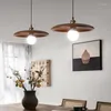 Pendelleuchten Nordic Massivholz Licht für Kücheninsel Esszimmer Retro dekorative Innenleuchter