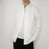 Chemises décontractées pour hommes Style chinois Crème solaire Super Soft Ice Silk Plus Size Retro Hanfu Chemise à manches longues Harajuku Japanese Street pour hommes