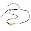 Choker Arrival Women's Cowrie Beach Necklace Natural Shell And Metal Beads Bohemian Jewelry For Women