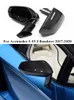 Real Carbon Fiber Side Mirror Cover Caps For Lamborghini Aventador S SVJ Roadster 2017-2020 Rearview Car Mirror Housing