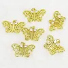 Pendant Necklaces 10 Pcs Gold Color Butterfly Tiny Jewelry Necklace Accessories Design Fashion 51607