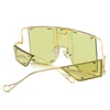 Sonnenbrille Mode Einteilige Quadratische Sonnenbrille Frauen Luxus Übergroße Flache Top Sonnenbrille 2019 Einzigartige Marke Designer Männer Brillen Shades G230223