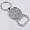 Anneaux clés 50 ans Super perpétuel calendrier Key Chain Bottle Opender Key Rings Astrology Keychain Party Gift Hateder Gift Jewe