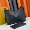 Bolso de hombro de moda, bolso de mujer informal, diseño de letras impresas, bolso de 2 piezas