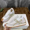 أحذية رياضية Flow Runner Designer Mens Womens Loews أحذية غير رسمية في Nylon Suede Sneaker Soft Upper Fashion Sport Ruuning Classic Shoe ذات الجودة العليا 35-45 FOMS