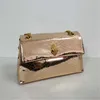 Champagne slangenleer patroon adelaarskop crossbody tas handtas schoudertas grensoverschrijdende dameshandtas 011123a