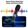 K11 2.4G Mini Microfono Clipon Risvolto Microfoni a Condensatore Live Lavalier Wireless per Tiktop Youtube Voice Reconding