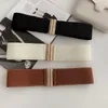 Belts Stretch Skinny Belt Women Vintage Wide Waist Seal For Dress Shirt Decoration Slim Elastic Waistband With Flat Buckle Wholesale Z0223