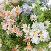 Decorative Flowers Artificial Small Daisy Flower Bouquets 1PC Fake Chamomile Silk For Wedding Home Office Decoration