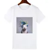 Kadın Tişörtleri Kadın Giysileri Çiçek Çiçek Koreli Kısa Kollu Lady Yaz Gömlek Kadın En İyi Grafik Tişörtler Bayan Kadın Tee T-Shirt