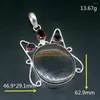 Pendant Necklaces Hermosa Jewelry Rare Stylish Hematite Red Garnet Silver Color Charm Necklace For Women Gifts 20234652