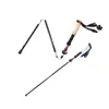 Trekking Poles NUONEKO Outdoor Retractable Defense Cane Nature Hike Equipmen Tourism Trekking Climbing Telescopic Stick Ski Poles CA09 J230224