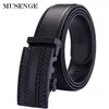 Cinture Musenge Designer Cinture da uomo in pelle di alta qualità Cintura da uomo di lusso automatico Cinto Masculino Ceinture Homme Cinturones Hombre Riem Z0223