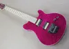 Achtfarbige E-Gitarre mit Humbuckern, gestepptes Ahornfurnier, anpassbar