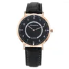 Wristwatches Men's Watch Top Ultra-thin Fashion Sports Men Watches Leather Clock Erkek Kol Saati Relogio Masculino