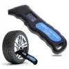 Misuratore digitale della pressione dell'aria dei pneumatici LCD elettronico Manometro per pneumatici per auto Barometri Tester Strumento per allarme di sicurezza per motociclette