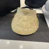 Дестажеры дизайнерские женские P-буквы соломенная шляпа кепка Top Sun Fashion Tassels вязаные для мужчин Женщина Шляпа Шляпы Лето ведро на открытом воздухе.