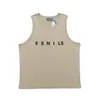 Designer FOG High-quality Men's T-Shirts Sleeveless Vest Fashion Pure Cotton Fitness Running Sports Summer Loose Vest
