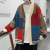 Erkek Sweaters Şık Yumuşak Yumuşak Anti-Pırıltı Kazak Ceket Örme Erkekler Hip Hop Günlük Giyim için Kış Kış