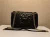 Luxe designer schoudertassen met ketting voor dames Luxe handtassen damestassen Designer schoudertas koerierstas