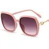 HOT Sunglasses Women Retro Square Sun Glasses Anti-UV Spectacles Oversize Frame Eyeglasses Simplity Ornamental