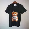 Womens T-Shirt Mens T-Shirt Tops Trends Colored Bulb Teddy bear Designer Casual Cotton Short Sleeves Luxury Clothing Couples Clothes