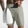 Mens Shorts Summer Gym Jogging Exercise Shorts Mens Sports Fitness Quickdrying Multiple pockets Running Shorts 230224