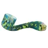 Smoking Pipes Glow in the dark Held Mini Hand Pipes 7 word shape Colorful Ultimate Tool Tobacco Bubbler Best quality