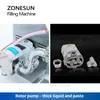 ZONESUN ZS-RPW1 Filling and Weighing Machine Rotor Pump Paste Cream Viscous liquid Chili Sauce Packaging Production Manufacture