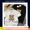 Summer Women Designers Teddy bear T Shirts Loose Oversize Tees Apparel Fashion Tops Mans Casual Chest Letter Shirt Luxury Clothes Couple's Tshirts