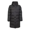 Hommes doudoune noir doudoune manteaux d'hiver Parkas classique extérieur résistant à la pluie avec long trench-coat qualité durable streetwear