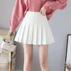 Skirts Spring Summer Korean Shorts Women High Waist Sexy Mini School Short Pleated Kawaii Japanese Pink Female 230224