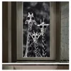 Art Posters And Paintings Black And White Animals Canvas Paintings on the Wall Art Pictures Cuadros Giraffes with Sunglasses Funny Woo
