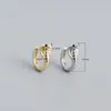 Hoop Earrings KAMIRA 925 Sterling Silver Fashion Vintage Snake Round Huggie For Women Men Party Unusual Jewelry Gift Accessories