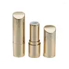 Botellas de almacenamiento Envío gratis 10/30pcs Gradiente de oro 12.1 mm Tubos de lápiz labial vacío DIY Lipbalm Reubador Tubo Herramienta de belleza Recargable