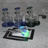 4.5 Inch Hookahs Mini Dab Rigs Colorful Thick Glass Bongs Water Pipes 14mm Joint Oil Rig Bong With 4mm Quartz Banger