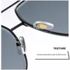 Occhiali da sole da uomo firmati occhiali da vista di lusso caldi di grandi dimensioni con marchio vintage UV400 alla moda magnetica